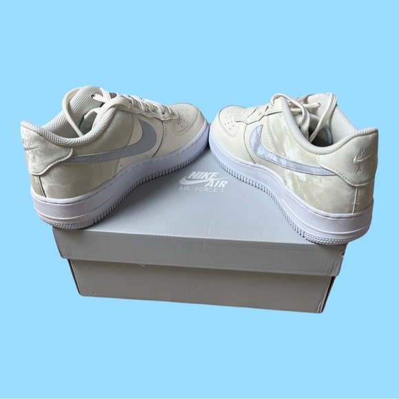 Nike Air Force 1 Low Pale Ivory/Grey Shoe - Picture 7 of 7